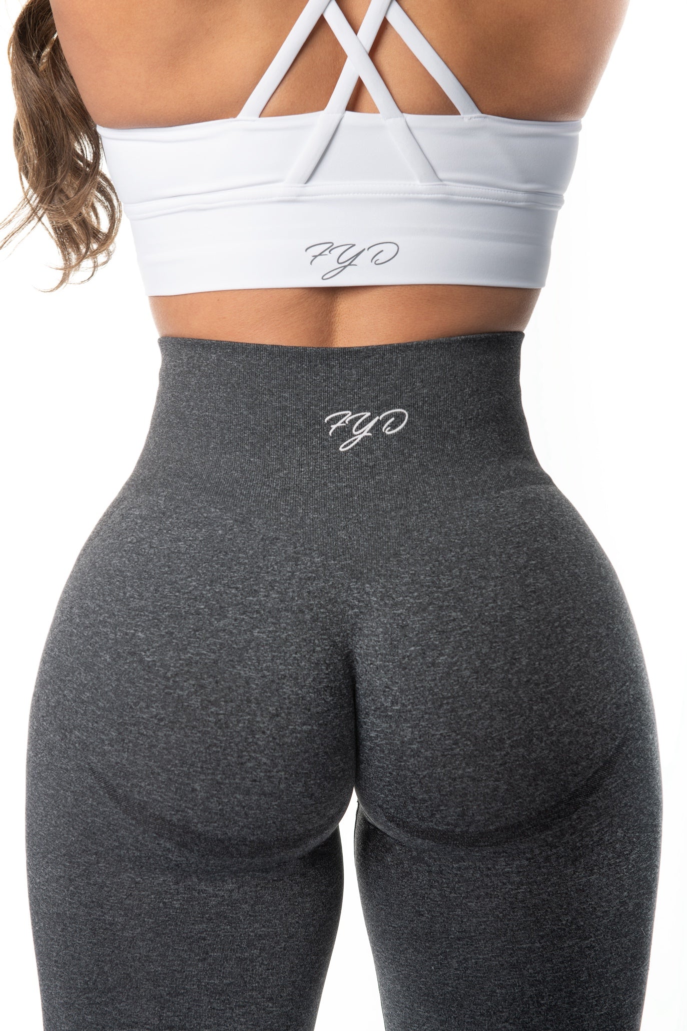 Charcoal Black Contour Seamless Leggings