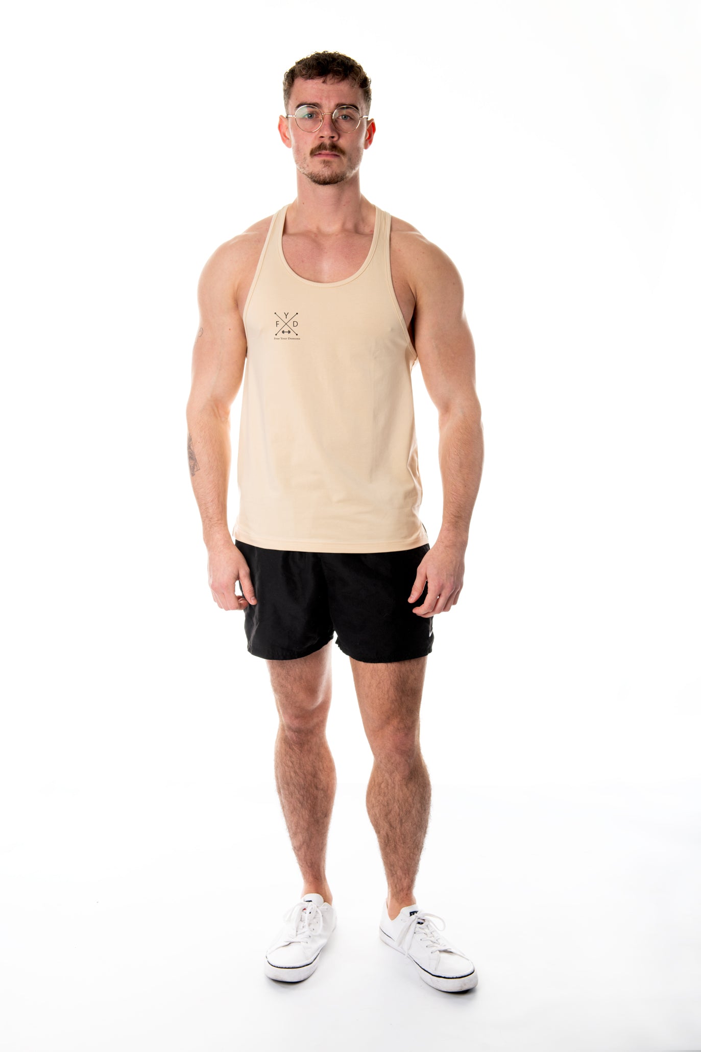 Beige 1st Edition FYD Gym Vest