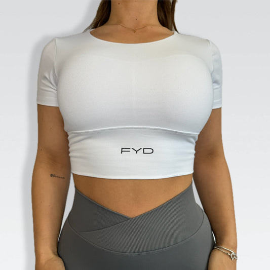 White Matrix Sports Top
