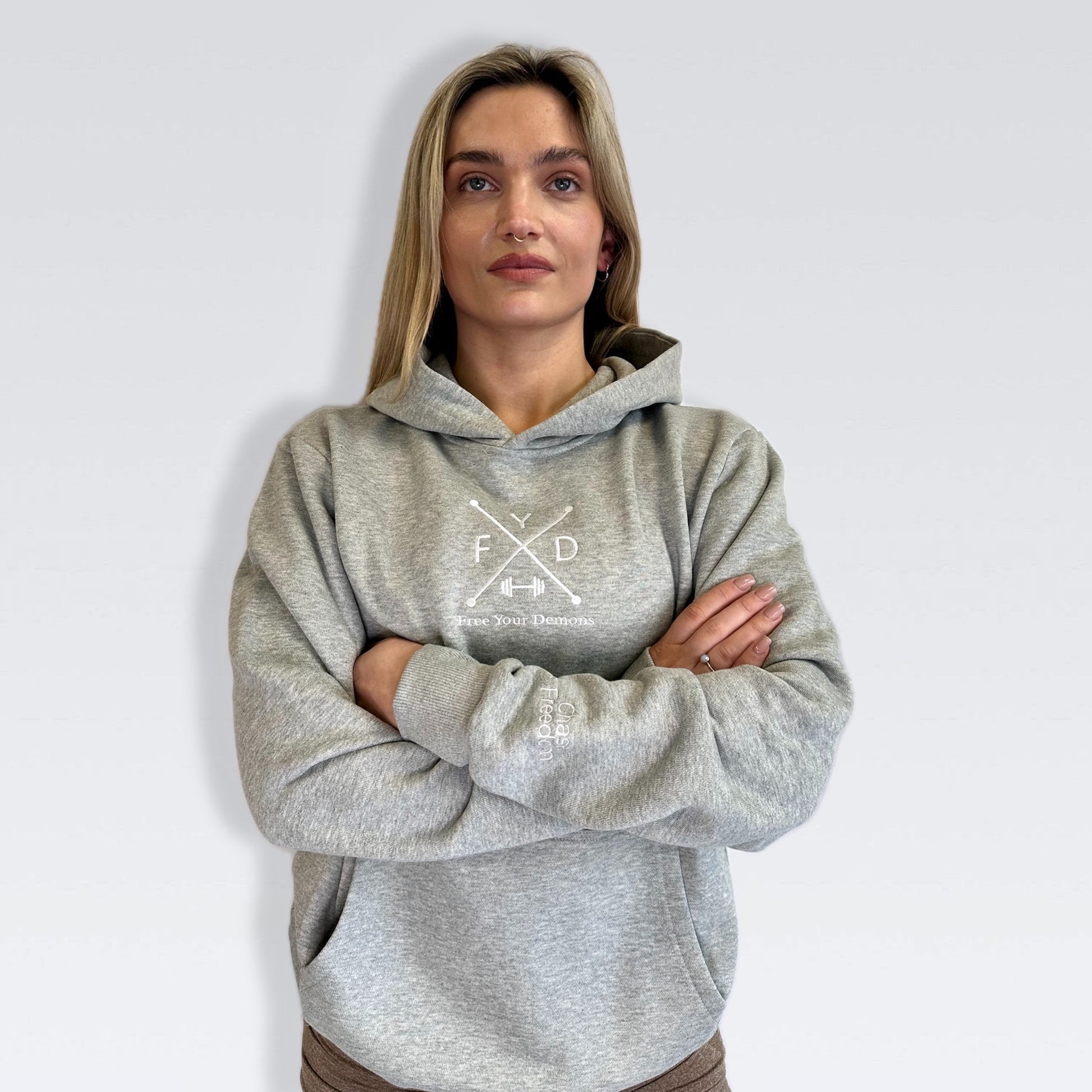 Grey 1st Edition FYD Pullover Hoodie – FYD Fitness