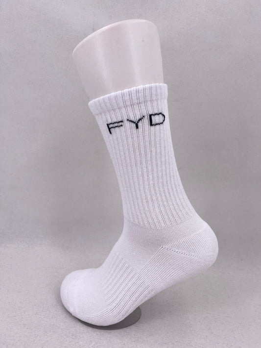 White FYD Sports Socks