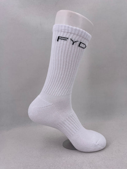 White FYD Sports Socks