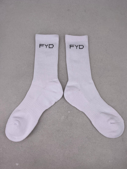 White FYD Sports Socks