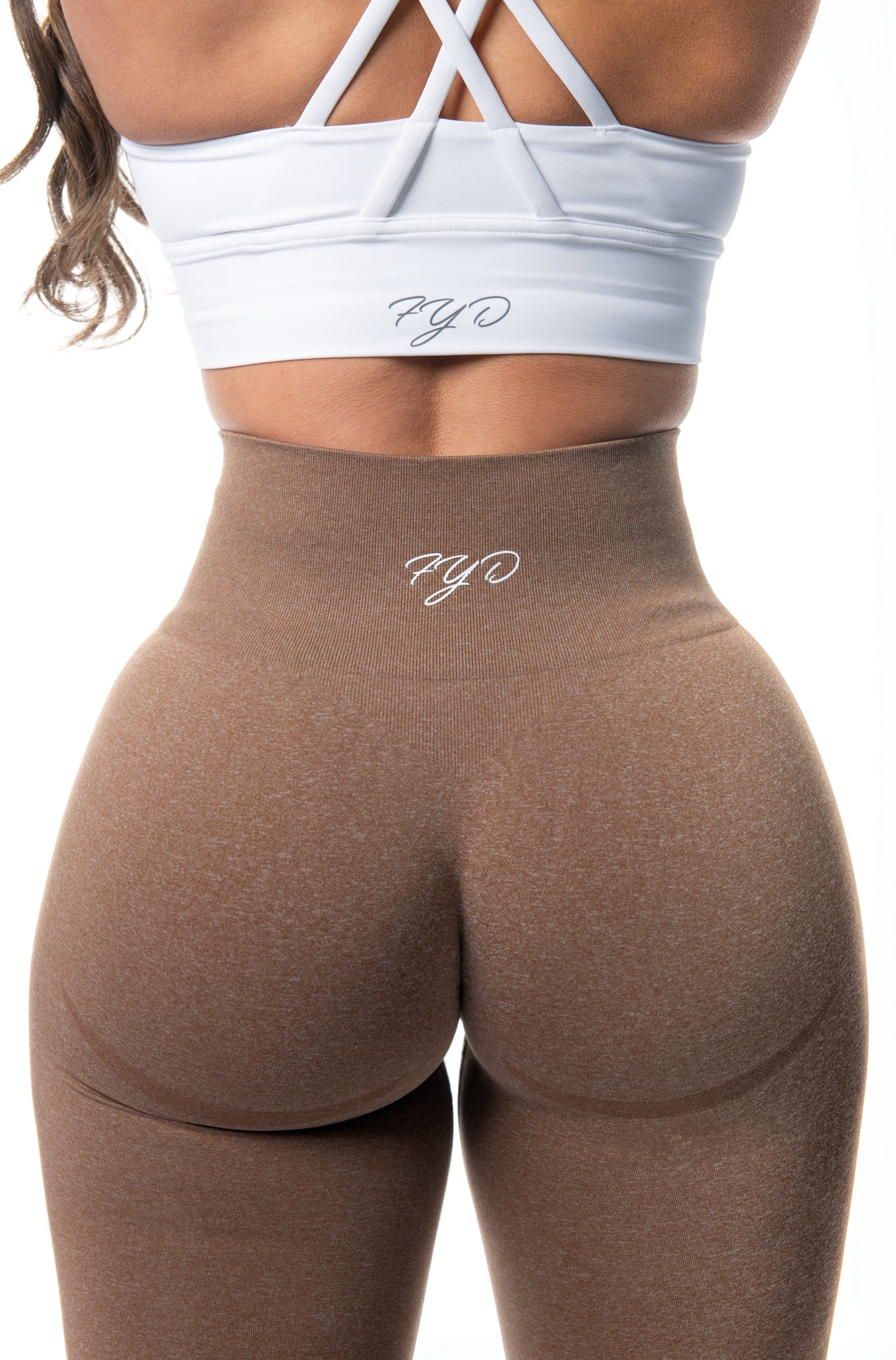 Almond Brown Contour Seamless Leggings